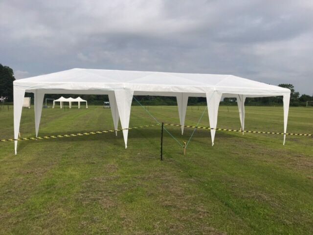 Gazebo, showerproof 3m x 9m
Top only or all/any sides.
